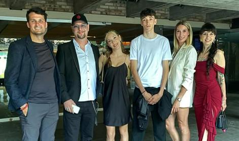 Tomi Meglič poziral z bivšo in zdajšnjo partnerko #foto