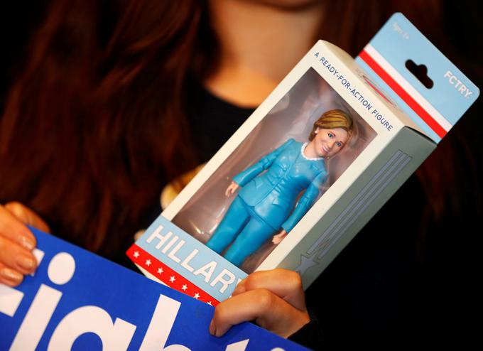 Hillary je pripravljena na akcijo. | Foto: Reuters