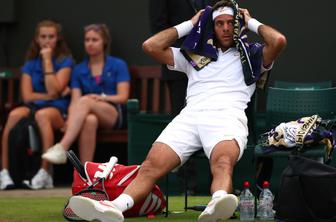 Juan Martin del Potro kot zadnji v četrtfinale
