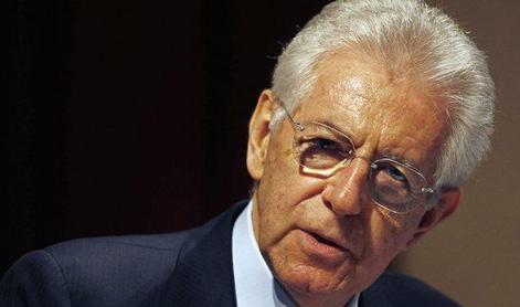 Monti: Italija ima malo manevrskega prostora za spodbujanje rasti