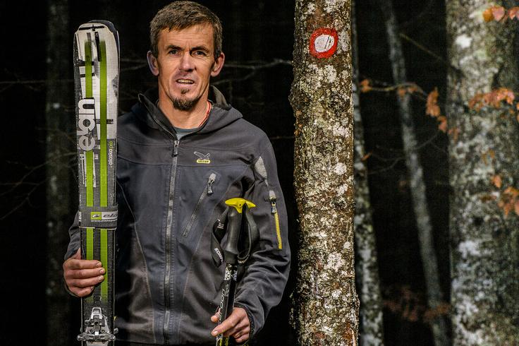 Davo Karničar je prvi človek, ki je smučal z Everesta. Zdaj načrtuje smučanje s K2. | Foto: Klemen Korenjak