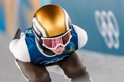 Nika Prevc je trening končala na najboljši možen način