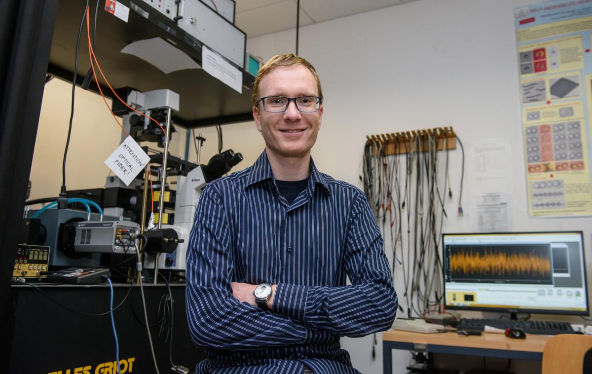 Matjaž Humar | Matjaž Humar bo s svojo raziskovalno skupino prihodnje leto končal raziskovalni projekt ERC Cell-Lasers. | Foto STA