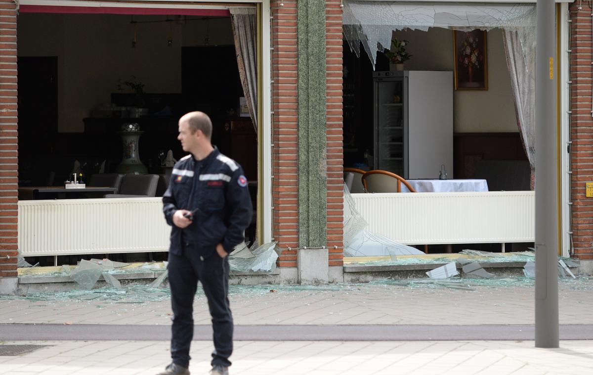 Posledice eksplozije v Antwerpnu | Foto Reuters