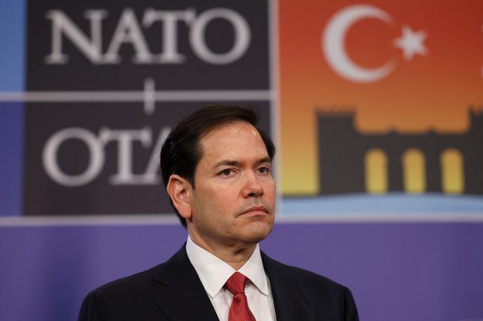 Marco Rubio | Marco Rubio napoveduje, da naj bi članice Nata do junijskega vrha dosegle dogovor o povečanju obrambnih izdatkov na pet odstotkov BDP v prihodnjem desetletju. | Foto Reuters
