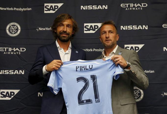 Lani so v ZDA izmed igralcev lige MLS prodali največ dresov s priimkom Pirlo. | Foto: Reuters