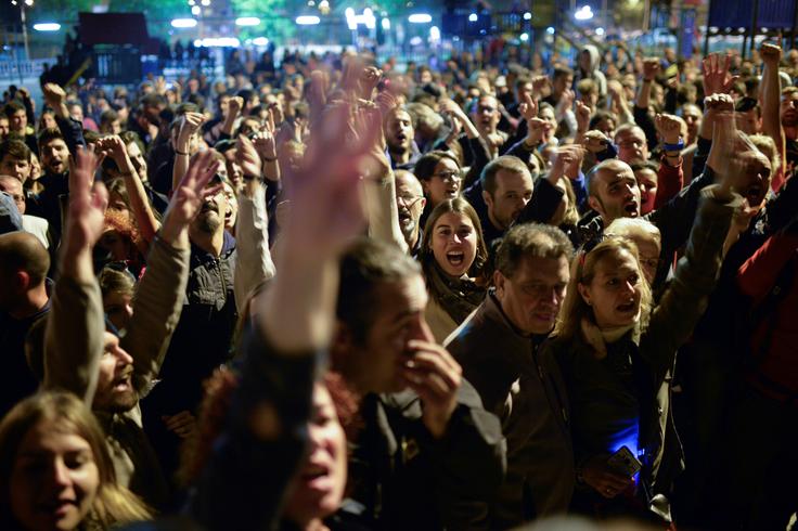 Katalonci so po Aurorinih besedah zdaj še bolj odločeni, da se podajo na svojo lastno pot in odcepijo od Španije. | Foto: Reuters