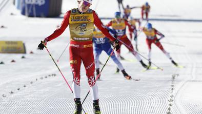 Klaebo še korak bližje četrti skupni zmagi na Tour de ski