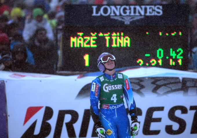 Zanimivo je, da je Drevova do svojih najboljših rezultatov v Söldnu prišla ob zmagah Tine Maze. | Foto: Sportida