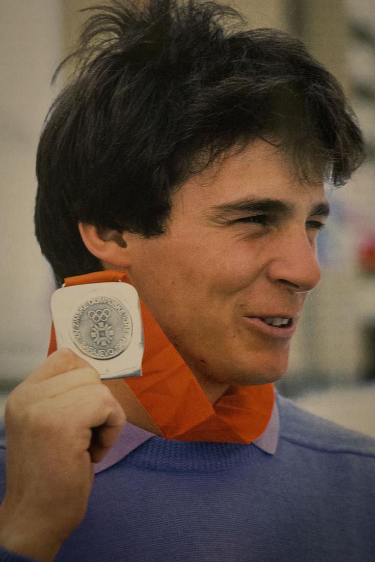 Jure Franko je leta 1984 v Sarajevo prismučal prvo zimsko olimpijsko medaljo za Jugoslavijo. Drugo veleslalomsko progo je postavil prav njegov trener Gartner. | Foto: 