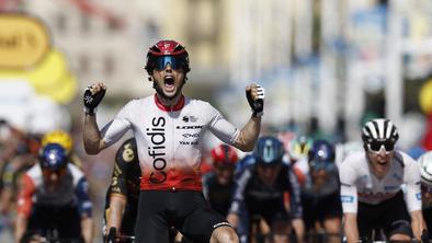 Francoz v sedmih nebesih: Premagal sem Van Aerta in Pogačarja, noro!