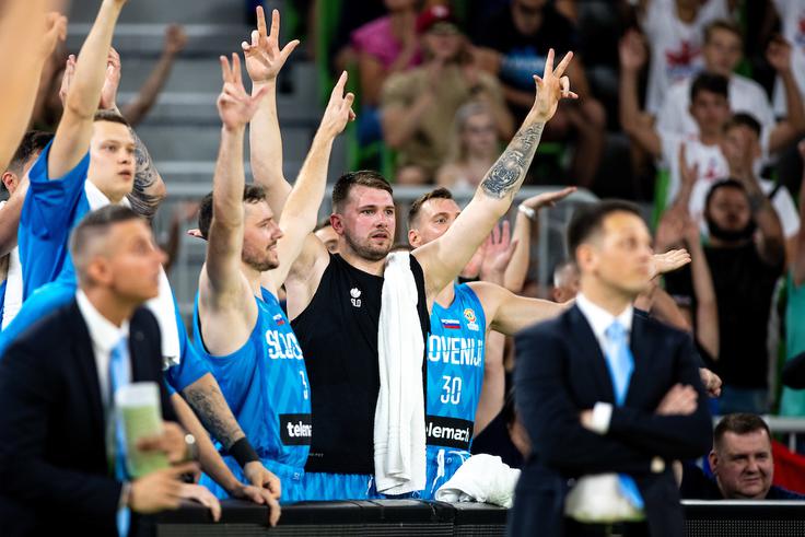 Dončiću sta na koncu do trojnega dvojčka zmanjkala le dva skoka. | Foto: Matic Klanšek Velej/Sportida