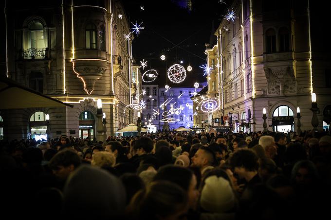 Prižig lučk v Ljubljani | Foto: Ana Kovač