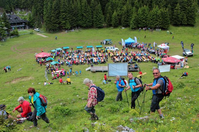 Dan slovenskih planinskih doživetij je na Golte privabil več kot dva tisoč ljubiteljev planinarjenja. Foto: Manca Čujež. | Foto: 