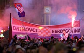 Hrvaška navijači Sprejem