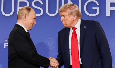 Srečanje Trumpa in Putina končano, na novinarska vprašanja nista odgovarjala