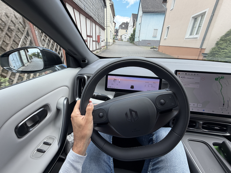 Za Leapmotor že dobro znan vozniški prostor. | Foto: Gregor Pavšič