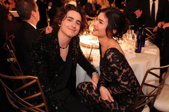 Kylie Jenner in Timothee Chalamet | Kylie Jenner in Timothée Chalamet sta se začela videvati aprila 2023. | Foto Profimedia