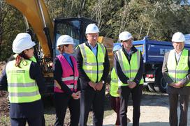 Maribor, gradbišče zahodne obvoznice, Alenka Bratušek