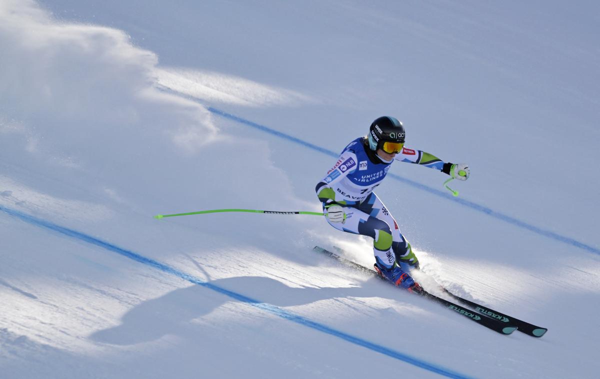 Beaver Creek Ilka Štuhec | Ilka Štuhec na sredinem treningu v Beaver Creeku. | Foto Reuters