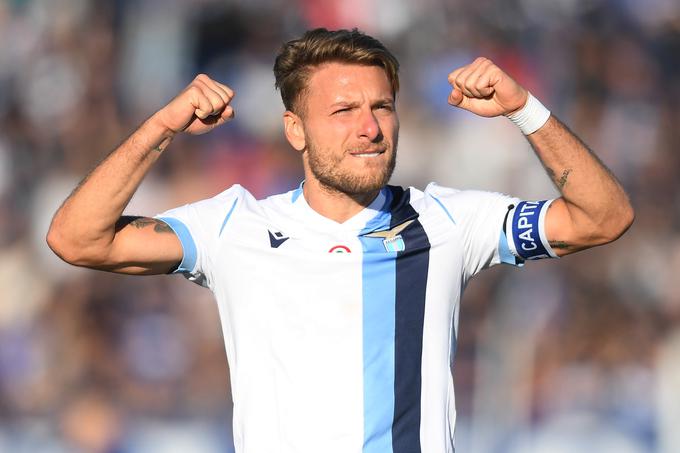 Ciro Immobile je z 19 zadetki daleč najboljši strelec italijanske lige. | Foto: Reuters