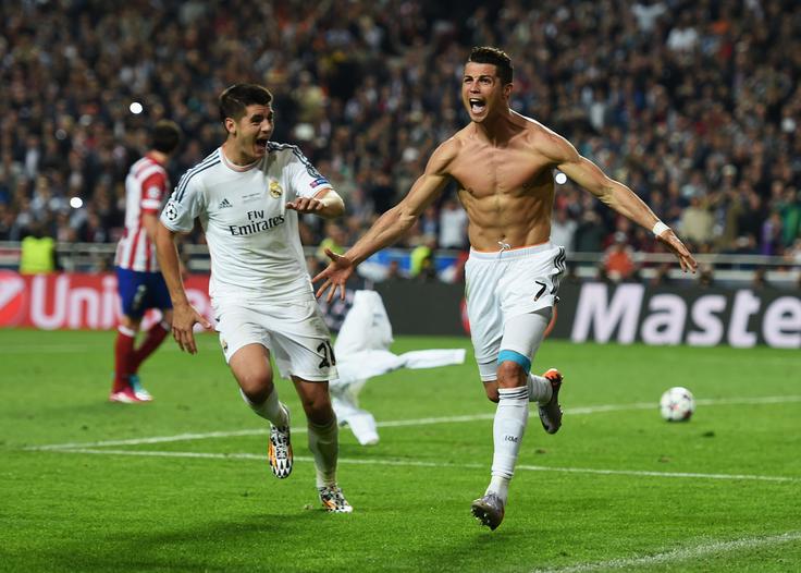 Alvaro Morata in Cristiano Ronaldo spet igrata skupaj. | Foto: Guliverimage/Getty Images