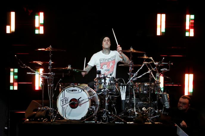 Travis Barker | Travis je bobnar priljubljene skupine Blink-182. | Foto Reuters