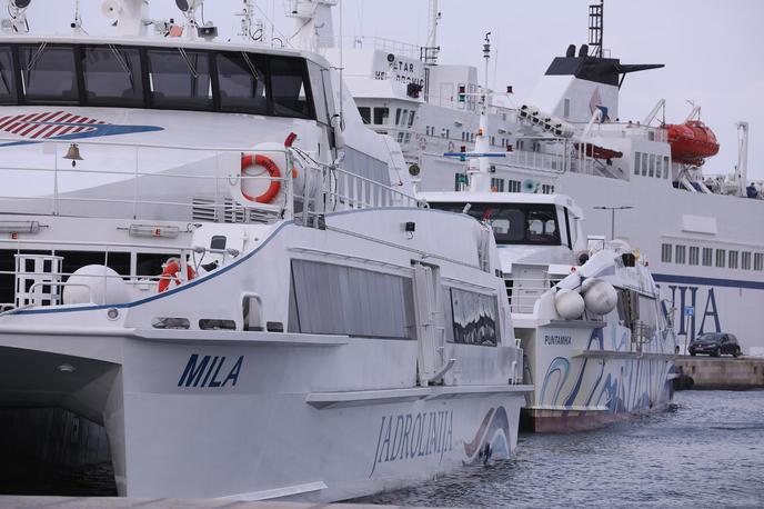 trajekt, katamaran, Hrvaška | Za dele Hrvaške za četrtek zaradi slabega vremena velja rdeči alarm.  | Foto Ivo Cagalj/PIXSELL