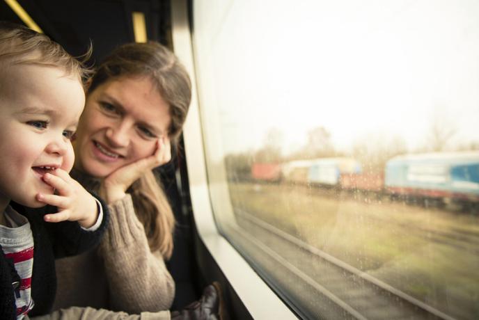 Otroci obožujejo vožnjo z vlakom