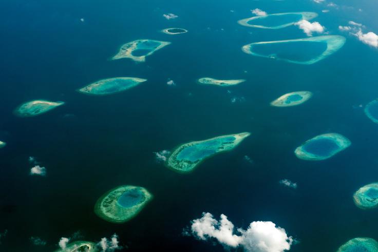 Delček Maldivov iz ptičje perspektive. | Foto: Shutterstock