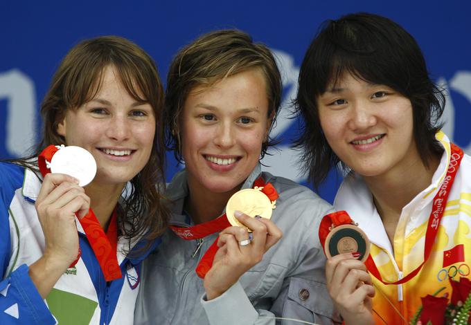 Sara Isaković je poskrbela za edino plavalno olimpijsko kolajno do zdaj. | Foto: Reuters