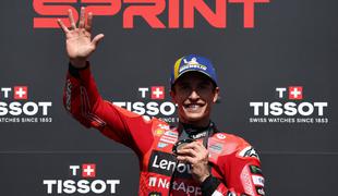 Marc Marquez zmagovalec šprinta, kvalifikacije Quartaratoju