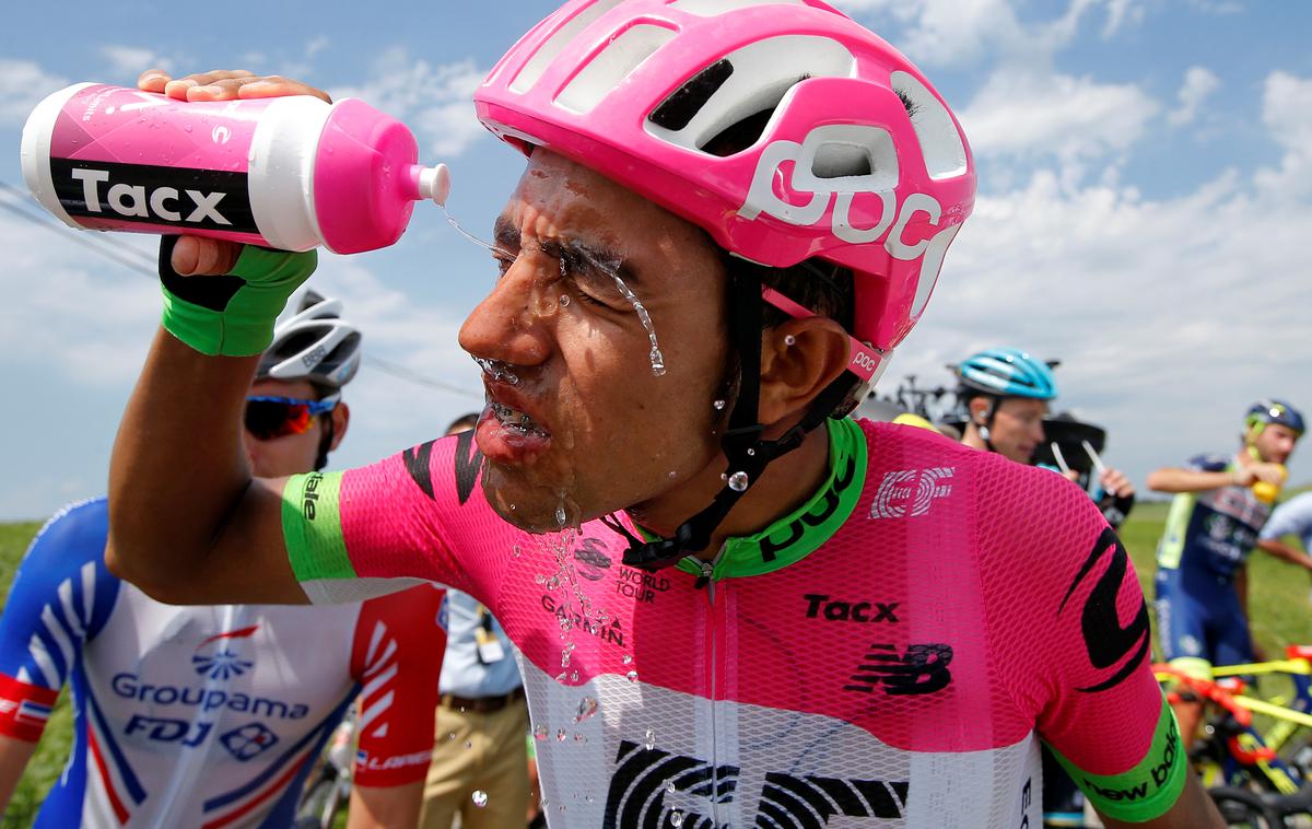 Daniel Martinez | Kolumbijec Daniel Martinez se je veselil etapne zmage.. | Foto Reuters