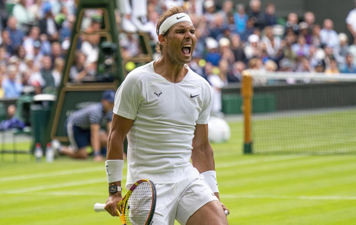 Rafael Nadal | Rafael Nadal je zaigral prvič v Wimbledonu po letu 2019. | Foto Reuters