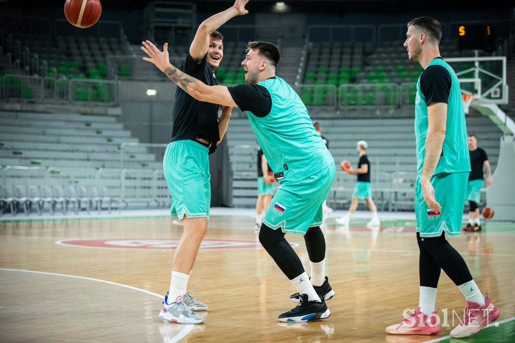 trening Slovenija Dončić Murić