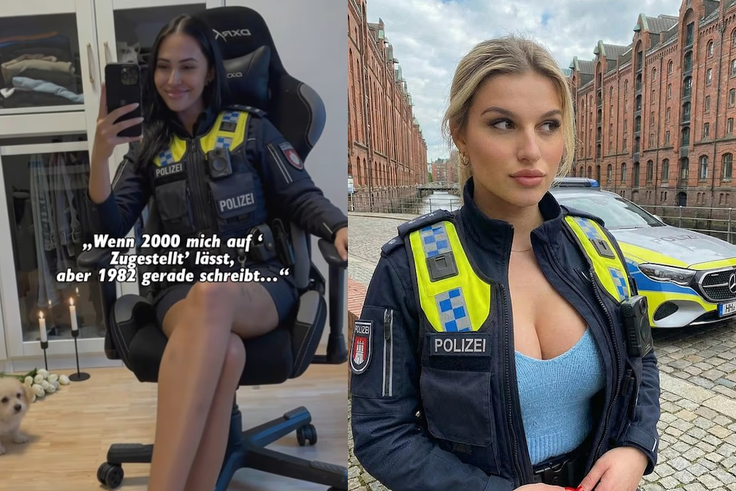 Lažni nemški policistki z Instagrama.  | Foto: Instagram