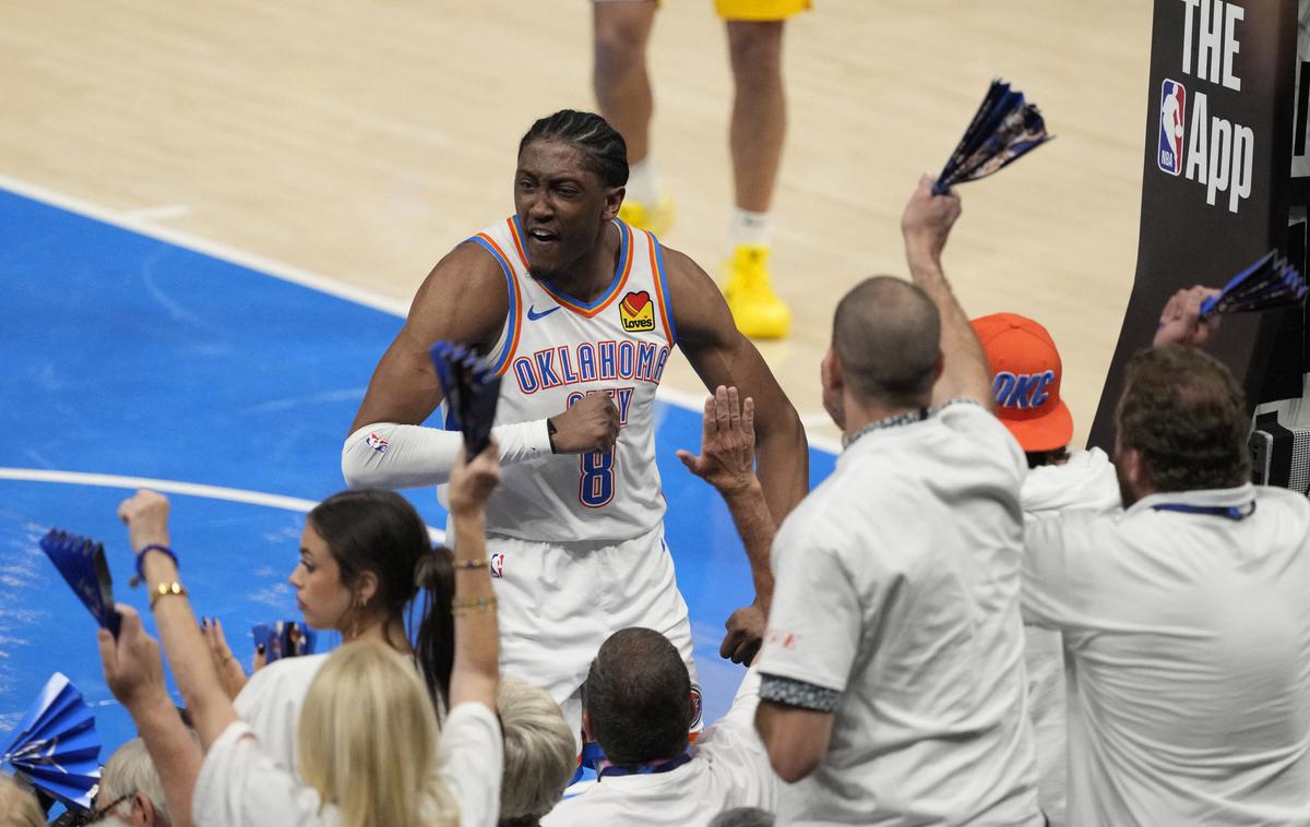 Oklahoma City Thunder Jalen Williams | Jalen Williams je ob zmagi Oklahome dosegel 40 točk. | Foto Reuters