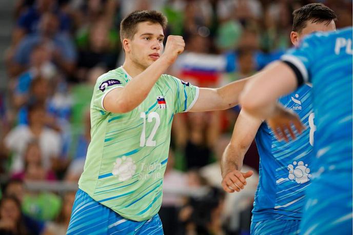 Grega Okroglič | Slovenski reprezentant Grega Okroglič pri 21 letih predstavlja svetlo prihodnost slovenske odbojke. | Foto ACH Volley