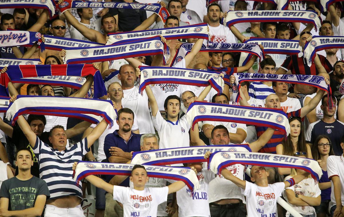 Hajduk navijači | Hajduk je včeraj premagal Dinamo. | Foto Sportida