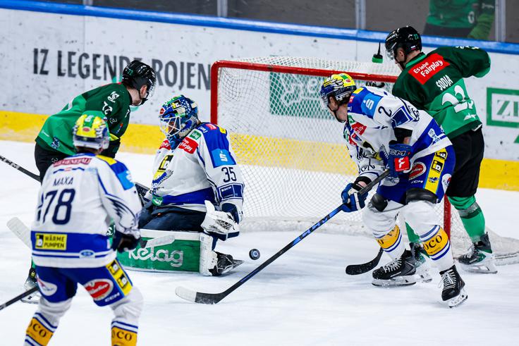 HK Olimpija : VSVS Beljak | Foto: Aleš Fevžer