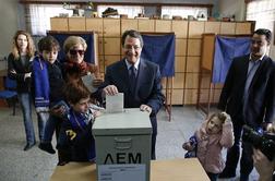 Na Cipru še nič odločeno. Novi predsednik bo znan v drugem krogu.