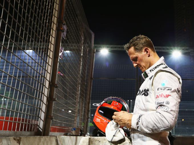 Michael Schumacher se je športno upokojil leta 2012. | Foto: Getty Images