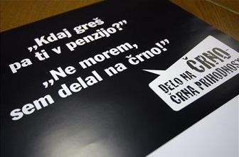 Siva cona črnega dela