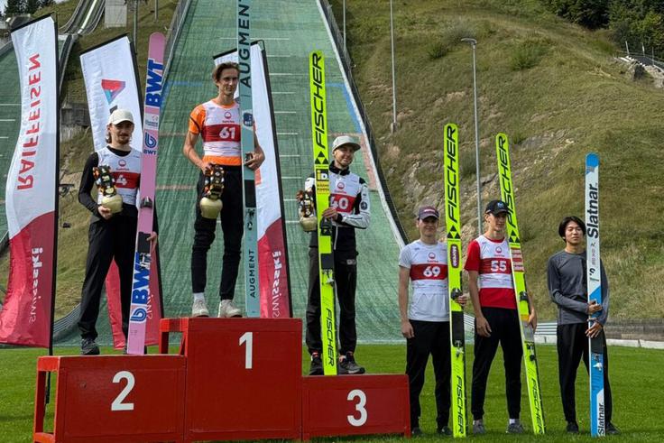 Gorazd Završnik je zmagal na sobotni tekmi pokala FIS, nedeljska je bila odpovedana. | Foto: SloSki