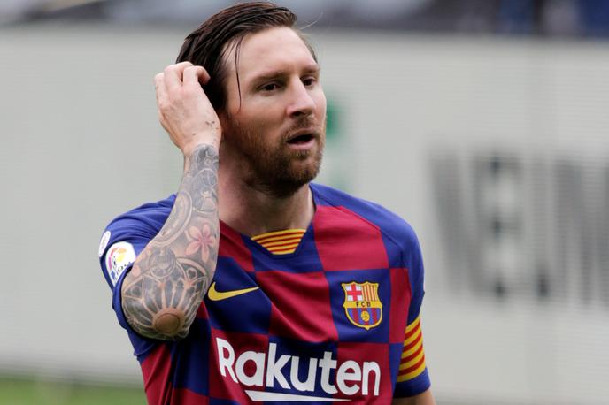 Lionel Messi | Lionel Messi ni bil srečen po remiju v Vigu. | Foto Reuters
