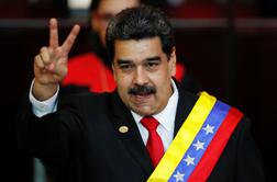 Venezuelski predsednik Maduro prisegel za drugi predsedniški mandat