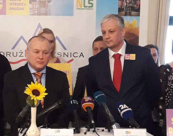 Franc Kangler in Aleš Primc | Foto: Združena desnica
