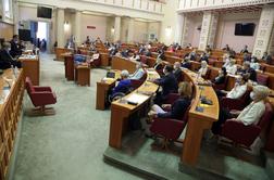 Incident v hrvaškem saboru: poslanci so se zmerjali in prerivali