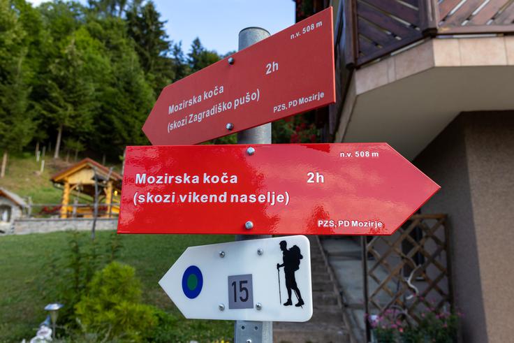 Na izhodišču v Žekovcu raje izberemo levo pot. | Foto: Matej Podgoršek