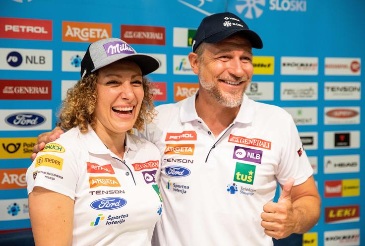 Ilka Štuhec in Stefan Abplanalp v začetku tedna odhajata v Kolorado. | Foto: Vid Ponikvar